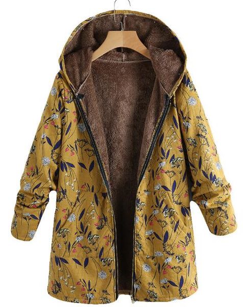 plus size jacket women coat vintage female winter warm parka outwear floral print hooded pockets oversize coats, Black
plus size jacket women coat vintage female winter warm parka outwear floral print hooded pockets oversize coats, Black