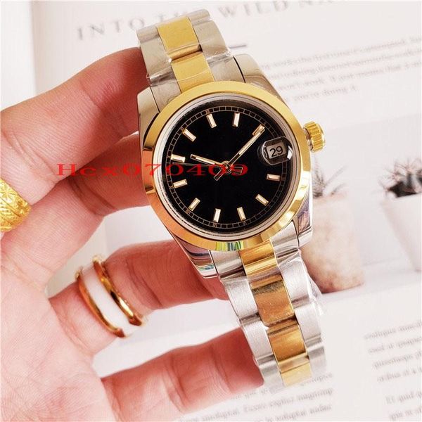 luxury 2-tone women watch solid stainless steel no fade 32mm women designers automatic movement mechnical wristwatch smooth bez, Slivery;brown
luxury 2-tone women watch solid stainless steel no fade 32mm women designers automatic movement mechnical wristwatch smooth bez, Slivery;brown