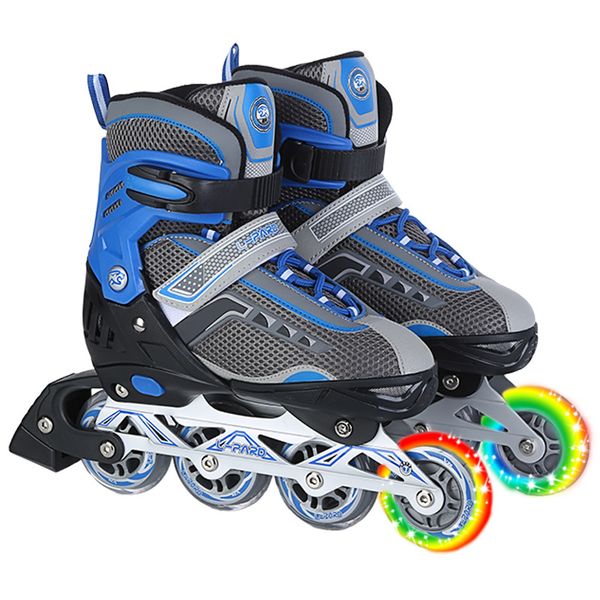 men and women elastic wear-resistant mesh a38-2 sizexl adjust single row roller skates slippers single brake flash wheel skates
men and women elastic wear-resistant mesh a38-2 sizexl adjust single row roller skates slippers single brake flash wheel skates