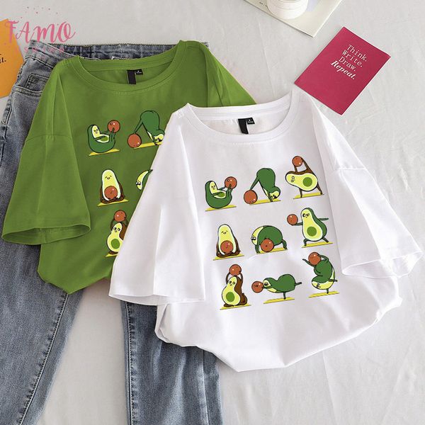 kawaii cartoon avocado kurzarm t shirt frauen casual avocado grafik weibliche t sommer frauen t shirts, White
kawaii cartoon avocado kurzarm t shirt frauen casual avocado grafik weibliche t sommer frauen t shirts, White