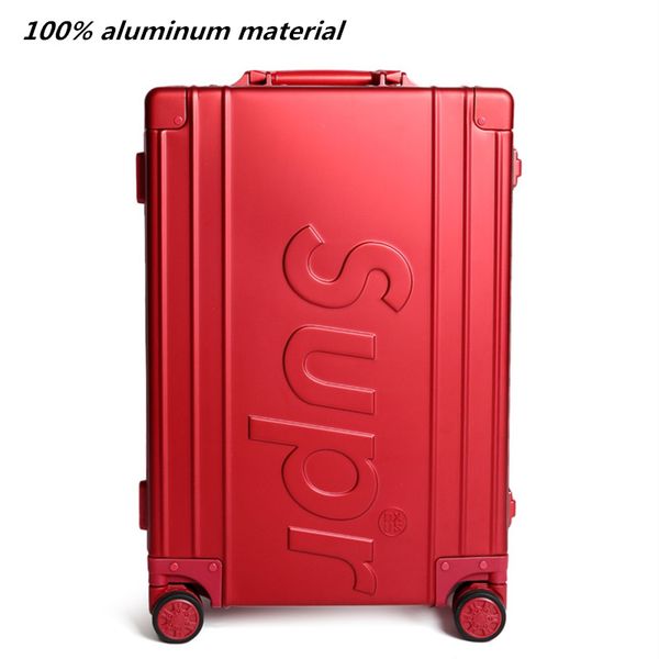 100 all aluminum rolling travel luggage bag matte material uitca e with wheel new red carry on box 20 quot 26 quot
100 all aluminum rolling travel luggage bag matte material uitca e with wheel new red carry on box 20 quot 26 quot