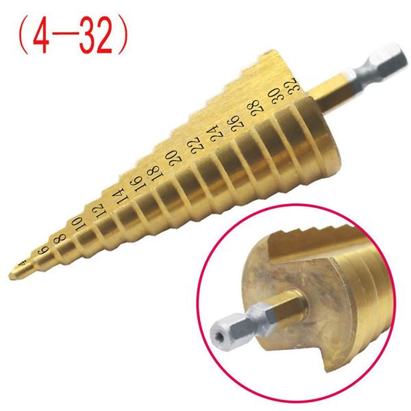 4241 hexagonal straight groove stepped drill titanium plated spiral groove multi-function drills drop shipping sale
4241 hexagonal straight groove stepped drill titanium plated spiral groove multi-function drills drop shipping sale