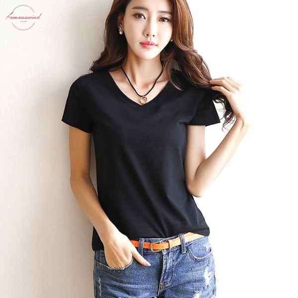 new solid color t shirt v neck women summer womens short sleeve black white t shirt round neck casual tee shirts
new solid color t shirt v neck women summer womens short sleeve black white t shirt round neck casual tee shirts