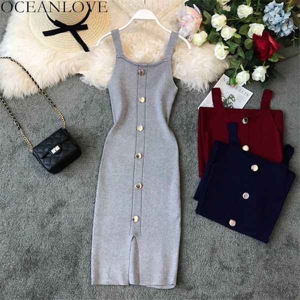 oceanlove stretch solid button summer dress square collar bodycon vestidos slim women dreses 2020 knitting robe femme 11838, Black;gray
oceanlove stretch solid button summer dress square collar bodycon vestidos slim women dreses 2020 knitting robe femme 11838, Black;gray