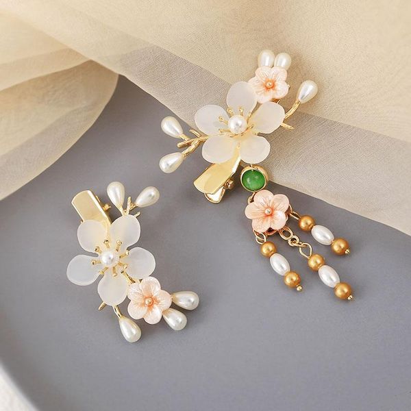 2020 new fashion resin flower pearl fringe dangle charm vintage style boho exquisite elegant hair clip for women jewelry pahoe, Black
2020 new fashion resin flower pearl fringe dangle charm vintage style boho exquisite elegant hair clip for women jewelry pahoe, Black