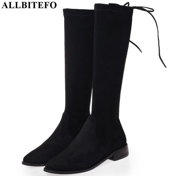 allbitefo flock women boots comfortable autumn winter fashion leisure girls women knee high boots knight high quality, Black
allbitefo flock women boots comfortable autumn winter fashion leisure girls women knee high boots knight high quality, Black