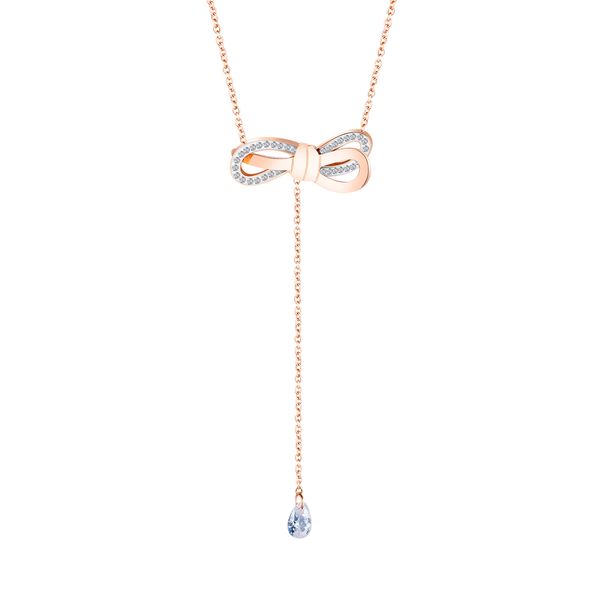 new fashion creative bow tassel drop stainless steel 18k gold plated pendant necklace designer charm pendants jewelry, Silver
new fashion creative bow tassel drop stainless steel 18k gold plated pendant necklace designer charm pendants jewelry, Silver