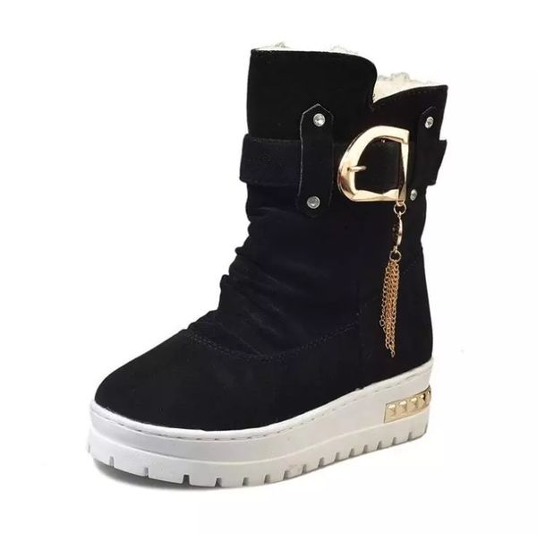 2019 autumn winter new women's snow boots round head muffin bottom slip female ankle boots casual wild women's booties, Red
2019 autumn winter new women's snow boots round head muffin bottom slip female ankle boots casual wild women's booties, Red