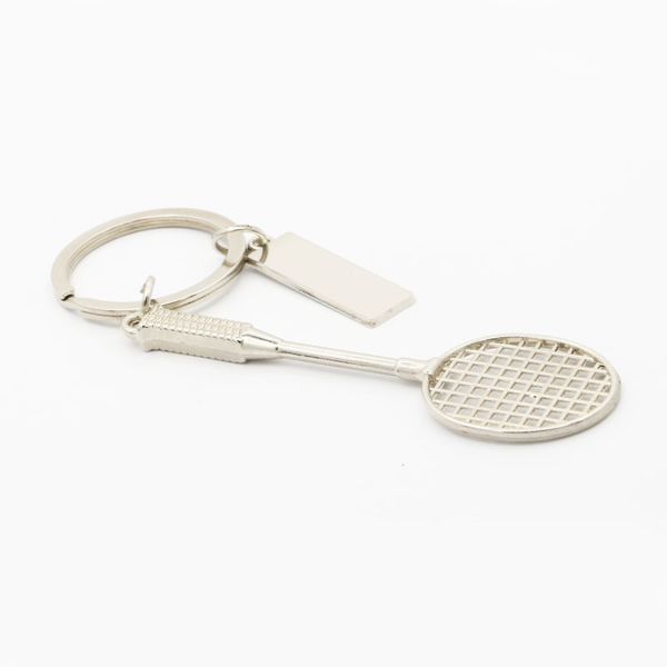 metal new mini simulation creative sports badminton racket tennis keychain small brand, Silver
metal new mini simulation creative sports badminton racket tennis keychain small brand, Silver