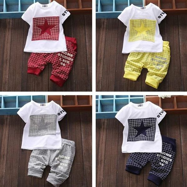 baby boy clothes summer kids clothes sets t-shirt+pants suit star printed newborn sport suits, White
baby boy clothes summer kids clothes sets t-shirt+pants suit star printed newborn sport suits, White