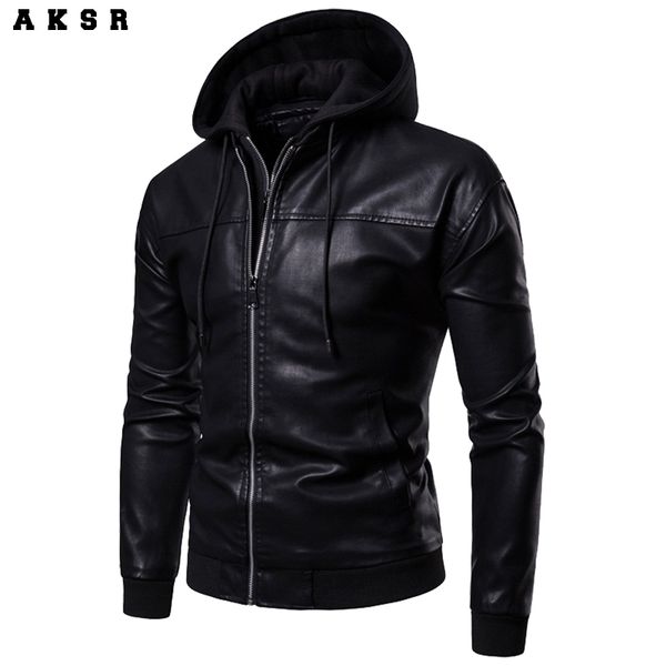 aksr new men's hooded leatherjackts liner detachable, two-piece leather jacket, Black;brown
aksr new men's hooded leatherjackts liner detachable, two-piece leather jacket, Black;brown