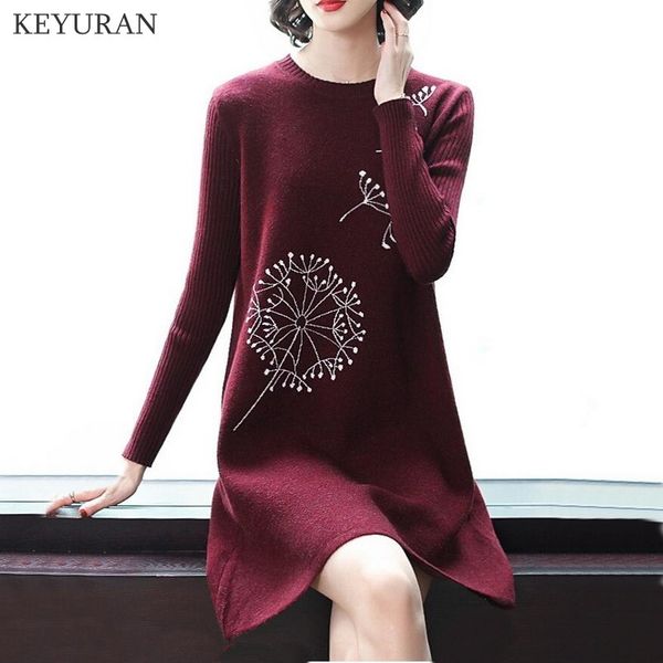 elegant knitted dress women autumn o-neck female winter loose sweater dresses jacquard knitted ladies vestidos balck 2019 l4307, White;black
elegant knitted dress women autumn o-neck female winter loose sweater dresses jacquard knitted ladies vestidos balck 2019 l4307, White;black