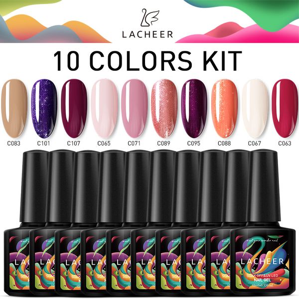 lacheer 10pcs/lot colorful led nail gel polish long lasting glitter uv nail varnish art glitter hybrid enamel lacquer, Red;pink
lacheer 10pcs/lot colorful led nail gel polish long lasting glitter uv nail varnish art glitter hybrid enamel lacquer, Red;pink