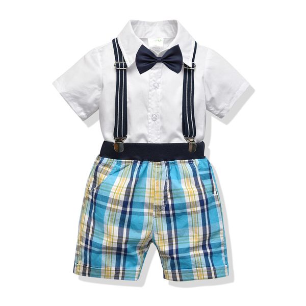 Boys Cotton Short Sleeve Suit Childrens Baby Shirt Plaid Pants Denim Large Small Four-Piece
Boys Cotton Short Sleeve Suit Childrens Baby Shirt Plaid Pants Denim Large Small Four-Piece