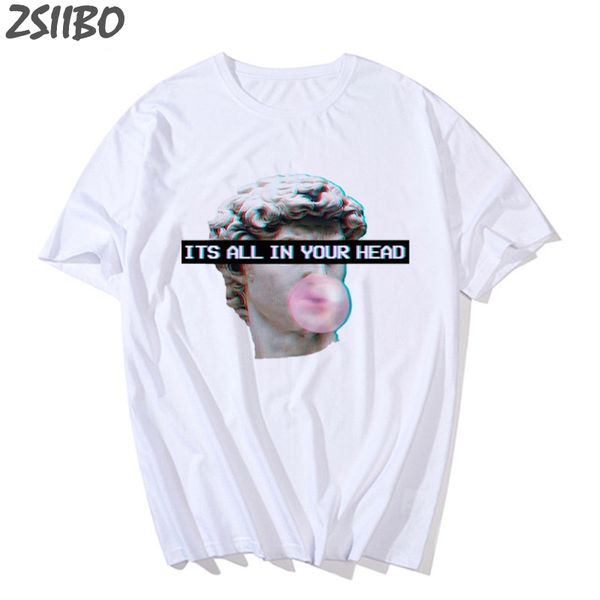 harajuku men's tshirt funny michelangelo statue david vaporwave print short sleeve t shirt hiphop streetwear t-shirt men tee, White;black
harajuku men's tshirt funny michelangelo statue david vaporwave print short sleeve t shirt hiphop streetwear t-shirt men tee, White;black
