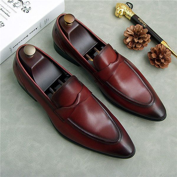 fashion men pointed toe dress formal shoes wine red black handmade shoes party wedding shoes size 38-44
fashion men pointed toe dress formal shoes wine red black handmade shoes party wedding shoes size 38-44