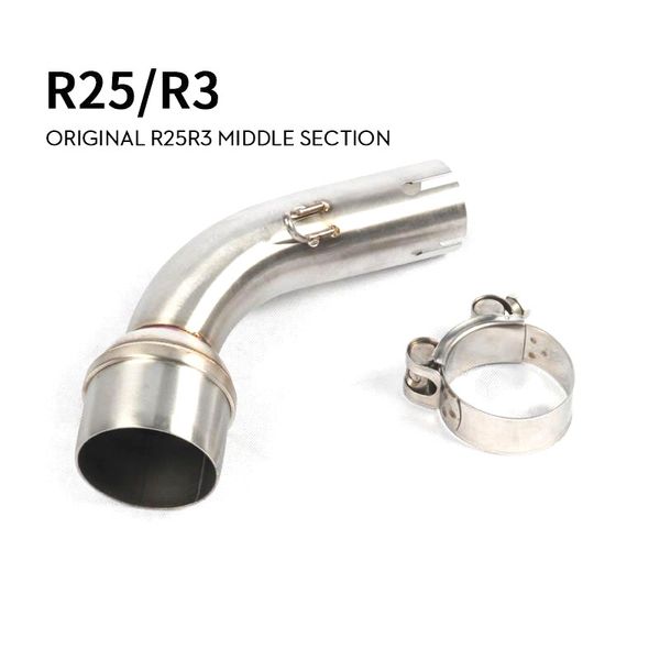 motorcycle exhaust muffler middle mid link pipe for yamaha yzf r3 r25 mt03 mt-03 yzf-r3 2015-2018
motorcycle exhaust muffler middle mid link pipe for yamaha yzf r3 r25 mt03 mt-03 yzf-r3 2015-2018