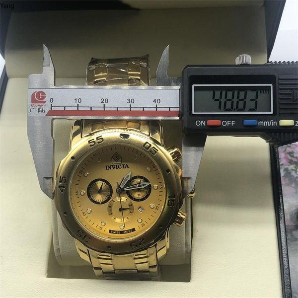 big dial invicta all subdials working chronograph luxury watch men watches brand silicone tape quartz wrist watch cf or men gift relojes, Slivery;brown
big dial invicta all subdials working chronograph luxury watch men watches brand silicone tape quartz wrist watch cf or men gift relojes, Slivery;brown