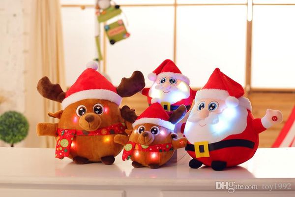 22cm 35cm colorful glowing christmas father milu deer plush toys creative light up led singing music stuffed animals for kids christmas toys
22cm 35cm colorful glowing christmas father milu deer plush toys creative light up led singing music stuffed animals for kids christmas toys