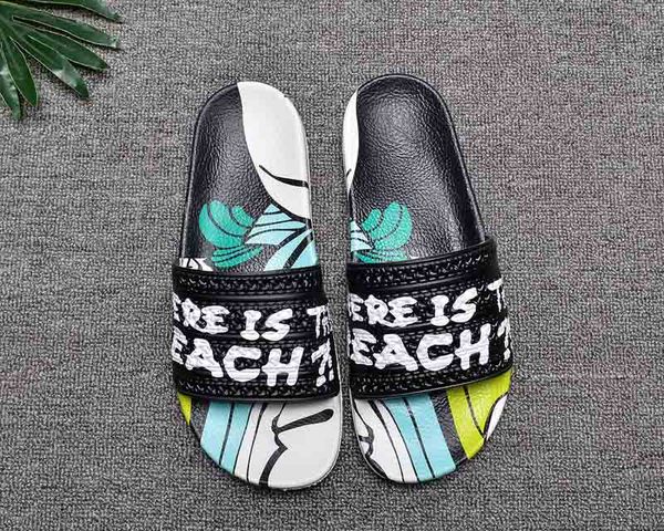 2019 new supersrar slide duramo men desinger slippers beach indoor sandals stripe shoes, Black
2019 new supersrar slide duramo men desinger slippers beach indoor sandals stripe shoes, Black