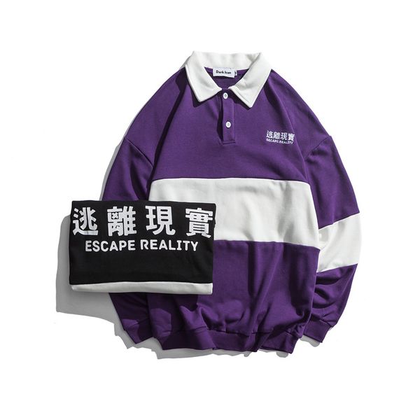 turn-down collar color block funny letter printed high street sweatshirts men 2019 winter slogan men's sweatshirts, Black
turn-down collar color block funny letter printed high street sweatshirts men 2019 winter slogan men's sweatshirts, Black