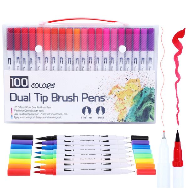 drop shipping 100 color markers scan marker drawing brush pen drawing painting watercolor markers art pens tombow
drop shipping 100 color markers scan marker drawing brush pen drawing painting watercolor markers art pens tombow