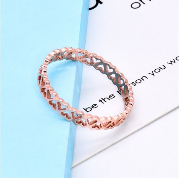 18k rose gold couple ring hollow heart stainless steel jewelry ring for men and women gifts, Silver
18k rose gold couple ring hollow heart stainless steel jewelry ring for men and women gifts, Silver