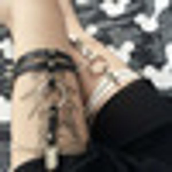 women garters double leg belts fashion 2016 rivet harmless handmade leather garters, Black;white
women garters double leg belts fashion 2016 rivet harmless handmade leather garters, Black;white