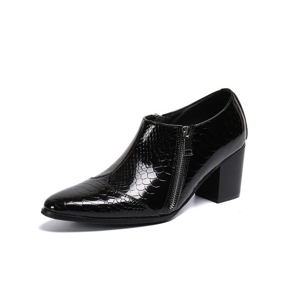 zapatos alligator shoes for men mens high heels zipper oxfords men dress office shoes zapatillas hombre men's, Black
zapatos alligator shoes for men mens high heels zipper oxfords men dress office shoes zapatillas hombre men's, Black