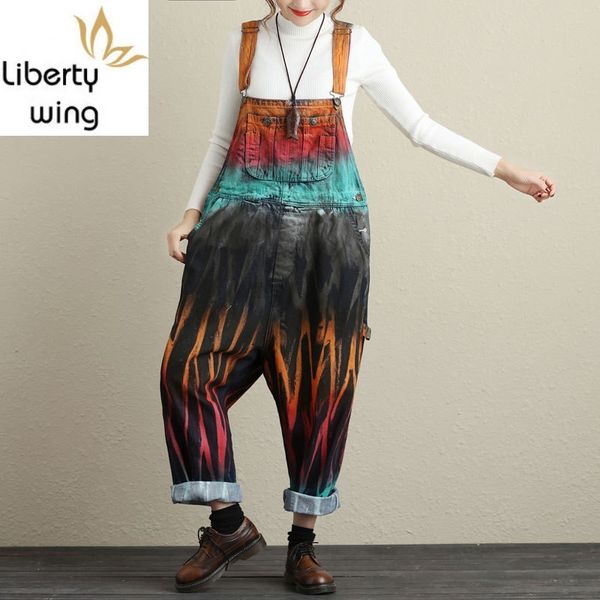 new autumn washed vintage jeans strapless playsuits painted rompers womens jumpsuit drop crotch wide leg trousers female, Blue
new autumn washed vintage jeans strapless playsuits painted rompers womens jumpsuit drop crotch wide leg trousers female, Blue
