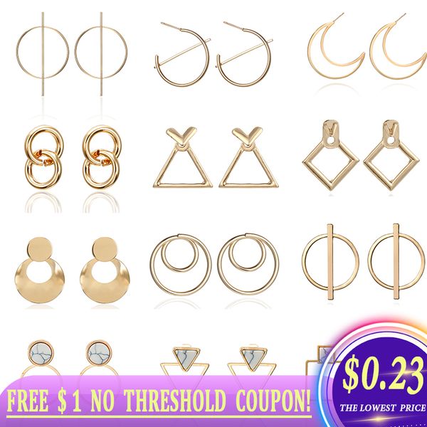 korean earrings for women accessories vintage triangle stud earrings 2020 statement for friend valentines day gift, Golden;silver
korean earrings for women accessories vintage triangle stud earrings 2020 statement for friend valentines day gift, Golden;silver