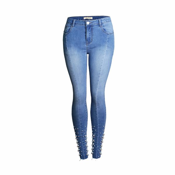 liser 2019 women's casual high street hips slim feet pants denim jeans high waist tight-fitting slim female pencil pants, Blue
liser 2019 women's casual high street hips slim feet pants denim jeans high waist tight-fitting slim female pencil pants, Blue