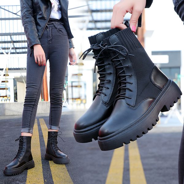 2019 new buckle winter motorcycle boots women british style ankle boots gothic punk low heel ankle boot women shoe plus size 40, Black
2019 new buckle winter motorcycle boots women british style ankle boots gothic punk low heel ankle boot women shoe plus size 40, Black