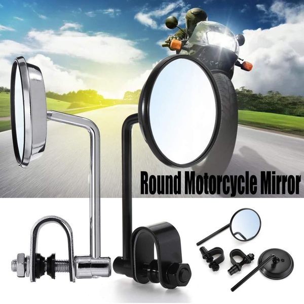 round motorcycle mirror chrome black 22/25mm handlebar retro motorcycle mirrors universal motorbike side mirror left & right
round motorcycle mirror chrome black 22/25mm handlebar retro motorcycle mirrors universal motorbike side mirror left & right