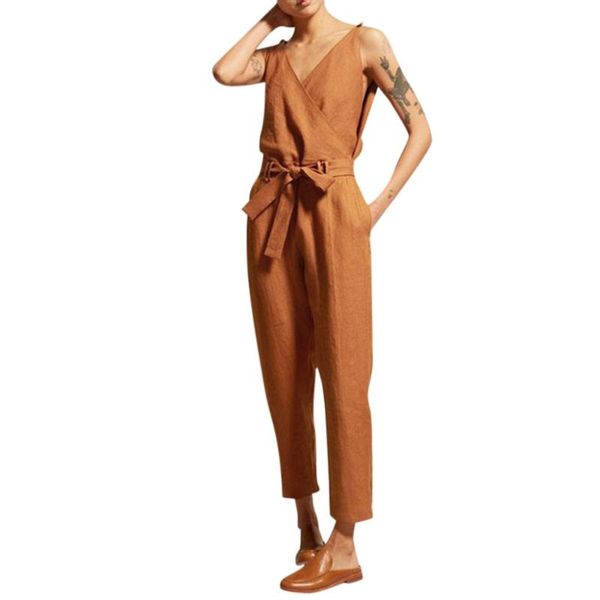 women's long jumpsuit casual loose solid sleeveless v-neck whit belt slim plus size linen long pants jumpsuits romper *xsl, Black;white
women's long jumpsuit casual loose solid sleeveless v-neck whit belt slim plus size linen long pants jumpsuits romper *xsl, Black;white