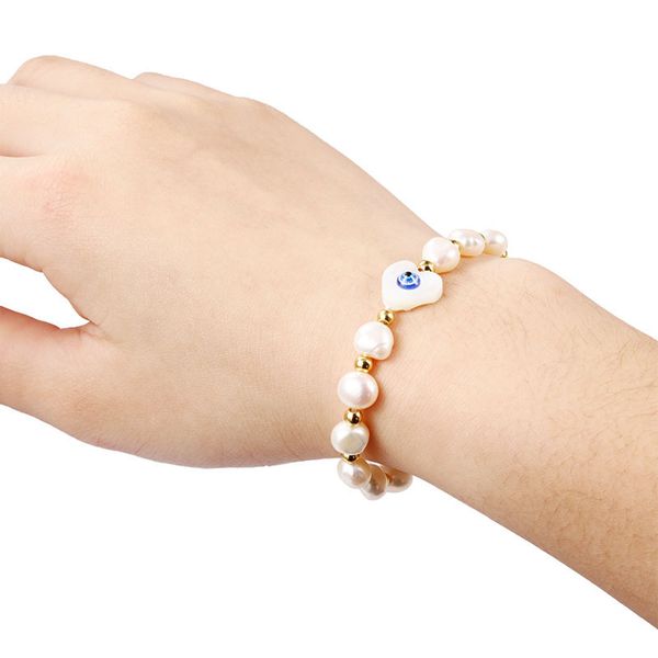 new stainless evil eye heart-shaped shell pearl beads bracelet snap jewelry wholesale bracelets for women, Golden;silver
new stainless evil eye heart-shaped shell pearl beads bracelet snap jewelry wholesale bracelets for women, Golden;silver