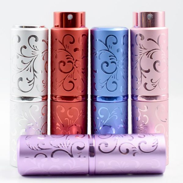 15ml pattern perfume bottle mini aluminum empty perfume spray glass scent bottles for essential oils portable packing bottles fa3060
15ml pattern perfume bottle mini aluminum empty perfume spray glass scent bottles for essential oils portable packing bottles fa3060