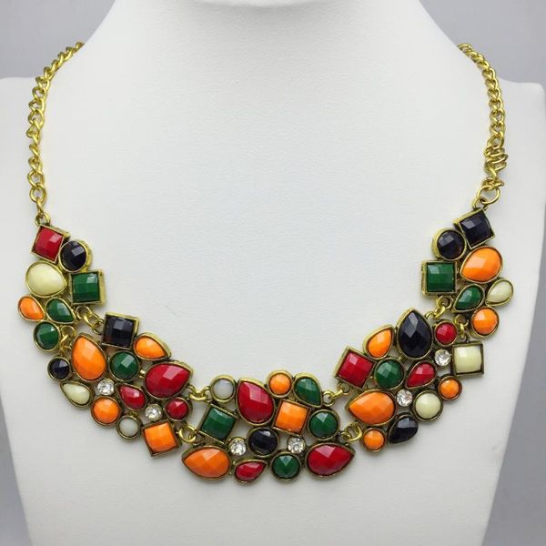 vintage bohemian choker necklaces women acrylic necklaces & pedant multilayers beads statement necklace ethnic jewelry for women, Golden;silver
vintage bohemian choker necklaces women acrylic necklaces & pedant multilayers beads statement necklace ethnic jewelry for women, Golden;silver