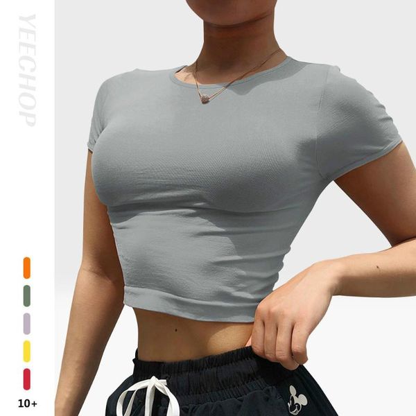 женщины gym vital crop бесшовные с коротким рукавом top эластичный комфортные колготки тренировки спорт фитнес йога футболки dropshipping, White;red
женщины gym vital crop бесшовные с коротким рукавом top эластичный комфортные колготки тренировки спорт фитнес йога футболки dropshipping, White;red