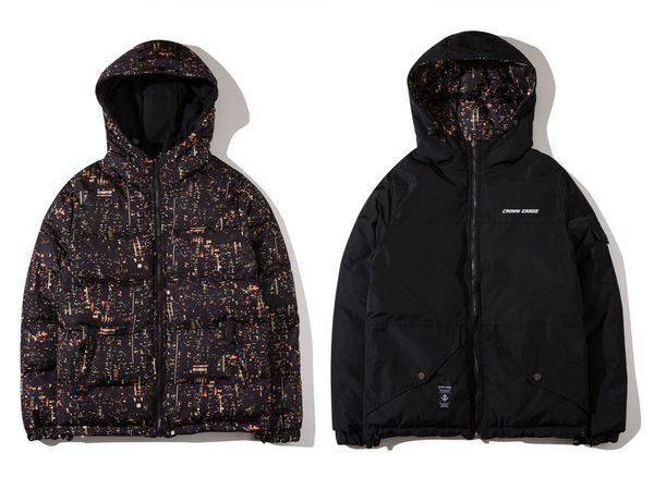 2019 vintage newspaper graffiti printed double sided thick hooded parkas jackets mens winter hip hop streetwear casual parka, Black
2019 vintage newspaper graffiti printed double sided thick hooded parkas jackets mens winter hip hop streetwear casual parka, Black