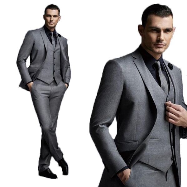 high end handsome slim fit dark gray tailored mens suit groom suit wedding tuxedo men costume homme 3 pcs(jacket+vest+pant, White;black
high end handsome slim fit dark gray tailored mens suit groom suit wedding tuxedo men costume homme 3 pcs(jacket+vest+pant, White;black