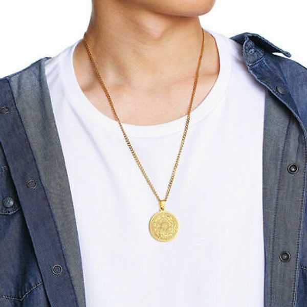 the seal of the seven archangels by asterion seal solomon kabbalah amulet pendant necklace stainless steel male jewelry gift, Silver
the seal of the seven archangels by asterion seal solomon kabbalah amulet pendant necklace stainless steel male jewelry gift, Silver