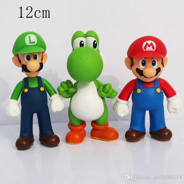 wholesale 3 style 12cm luigi bros yoshi pvc action figures for child birthday gift or collection
wholesale 3 style 12cm luigi bros yoshi pvc action figures for child birthday gift or collection