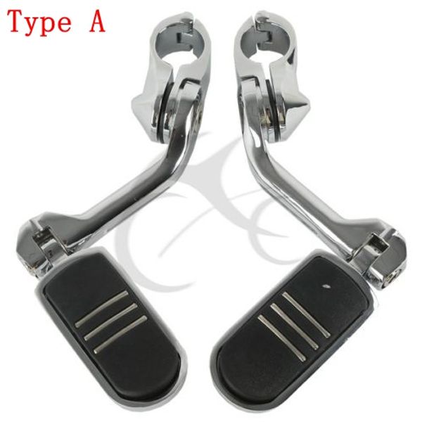 universal motorcycle 1-1/4" 32mm chrome long angled streamliner highway engine guard foot pegs for touring yamaha
universal motorcycle 1-1/4" 32mm chrome long angled streamliner highway engine guard foot pegs for touring yamaha