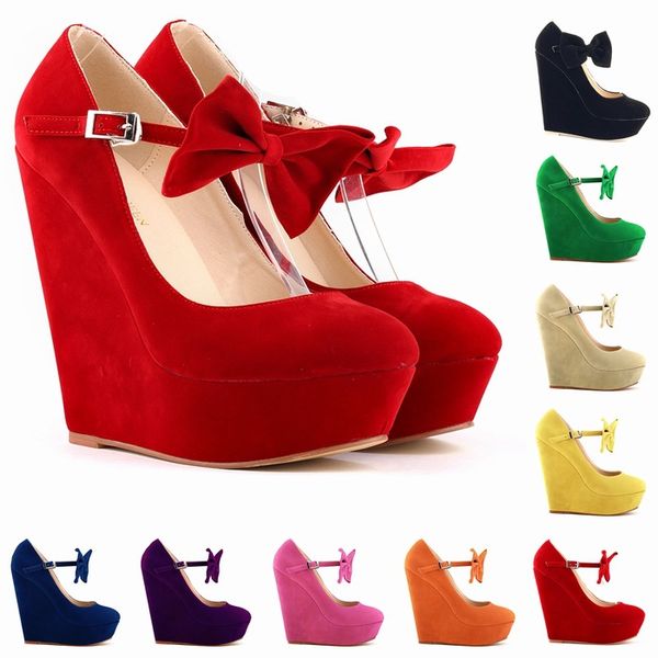 new autumn lady wild round fleece slope with bow buckle prom required women's singles shoes, Black
new autumn lady wild round fleece slope with bow buckle prom required women's singles shoes, Black
