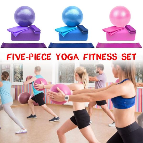 5pcs/set yoga exercise ball set gymnastic stretch band resistance ring fitness, White;red
5pcs/set yoga exercise ball set gymnastic stretch band resistance ring fitness, White;red