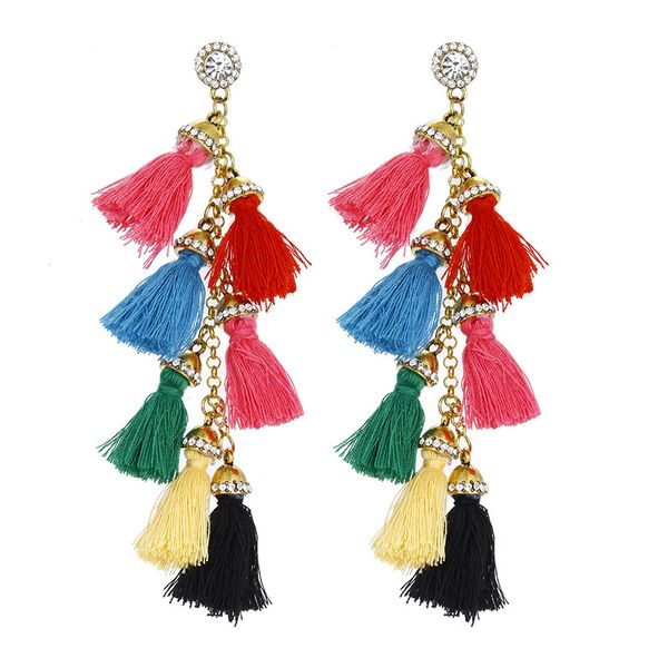 new fashion jewelry ethnic threndy style colorful national decoration women long drop tassels earrings women a0128 wholsale gift, Silver
new fashion jewelry ethnic threndy style colorful national decoration women long drop tassels earrings women a0128 wholsale gift, Silver