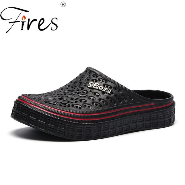 fires man's summer slippers comfortable lightweight sildes zapatillas de hombre pvc soft casual shoes male leisure flat shoes, Black
fires man's summer slippers comfortable lightweight sildes zapatillas de hombre pvc soft casual shoes male leisure flat shoes, Black