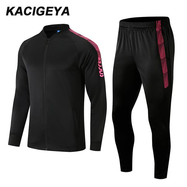 gym sets men football training kit sportswear new quick dry running tracksuit custom jackets pants jogging suit, Black;blue
gym sets men football training kit sportswear new quick dry running tracksuit custom jackets pants jogging suit, Black;blue