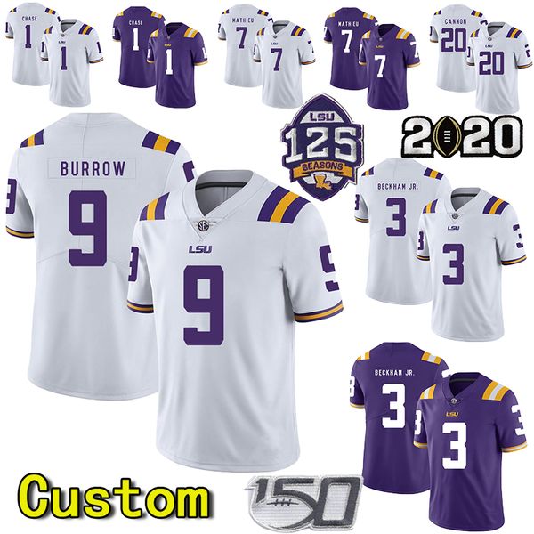 2020 lsu tigers beckham jr. joe burrow burreaux odell delpit mathieu fournette peterson cannon chase playoff football jersey, Black
2020 lsu tigers beckham jr. joe burrow burreaux odell delpit mathieu fournette peterson cannon chase playoff football jersey, Black